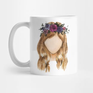 Flower Crown Model Mug